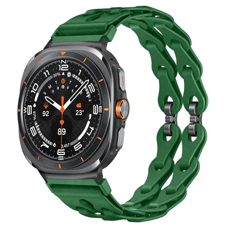 Silicone Chain Strap Replacement Wristband Bracelet