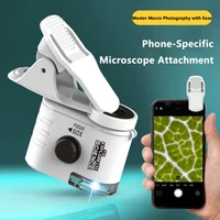 Microscope portable miniature 60X avec UV, microscope portatif miniature pour étudiants et laboratoires scientifiques 3