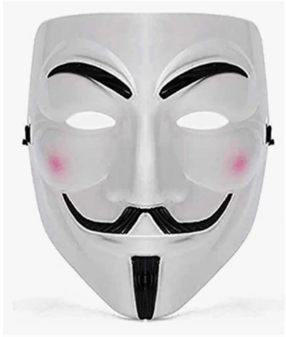 KSBBHDS Masque De Mascarade 4 Pièces, Masque De Carnaval, Masque Complet, Accessoire De Costume, Masque De Mascarade Cool, Accessoire De Couverture Du Visage (noir, Blanc