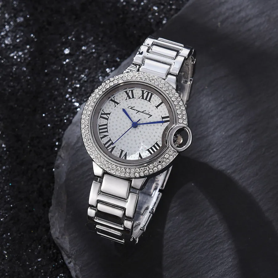 New Fshion Luxury Iced Out Watch Simple Top Brand for Women Hip Hop Gold Men Clock Wristwatch Gifts Relojes Para Hombre