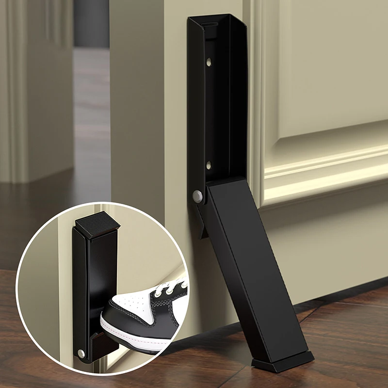 Door Stoppers Pedal Kick Down Door Stop Self Adhesive Holder No Drilling Stoppers Stainless Steel Anti-Slip Doorstop silicone door stopper,door stopper bumpers,door stopper,magnetic door stopper