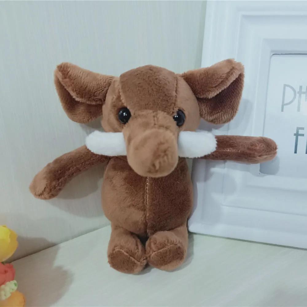 12cm Kawaii 코끼리 플러시 장난감 부드러운 플러시 키 체인 펜던트 가방 장식 귀여운 인형 인형 액세서리 선물 여자 아이들을위한