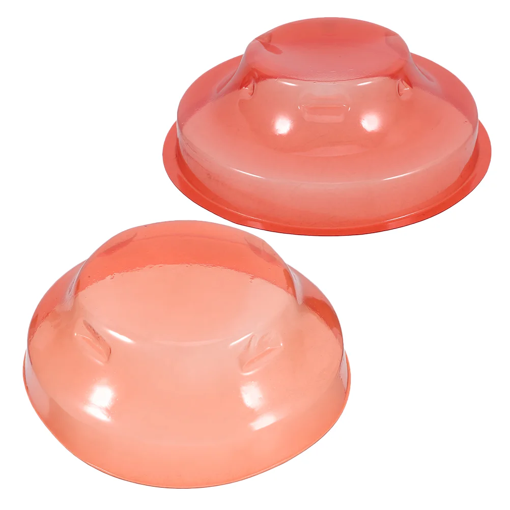 2 Pcs Smoke Cover Plate Covers Dust Machine Alarm Decorative for Detectors