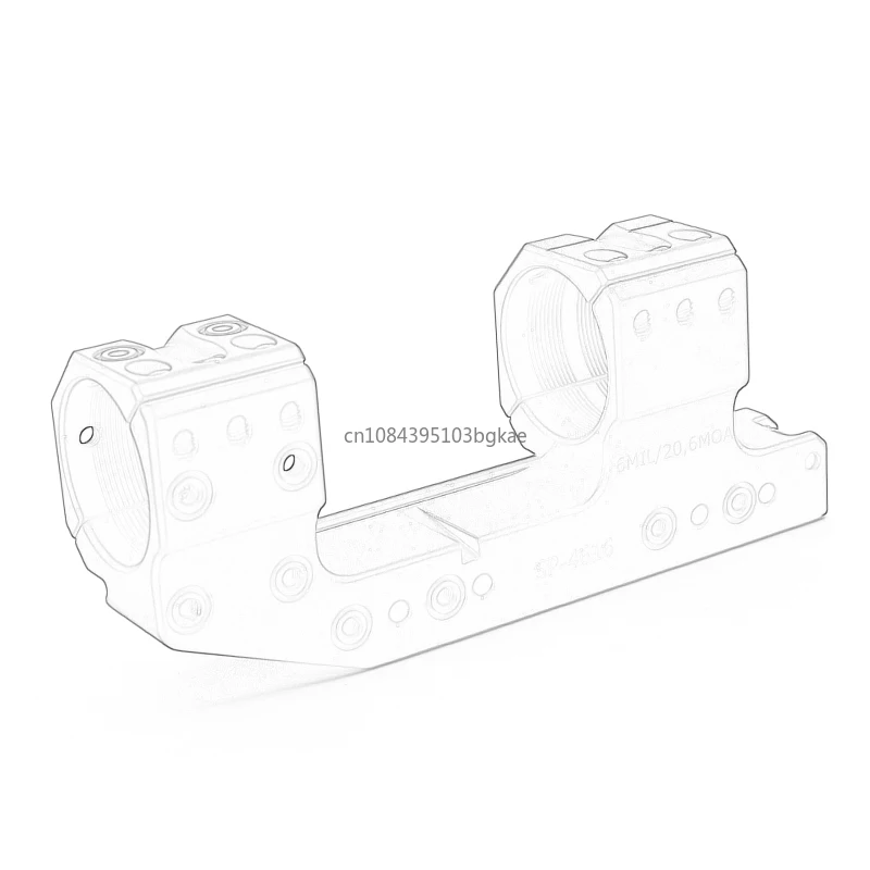 New Scope Rings SP-4615 solid 30mm tube riflescope 38mm 1.50in with surfaces for accessories