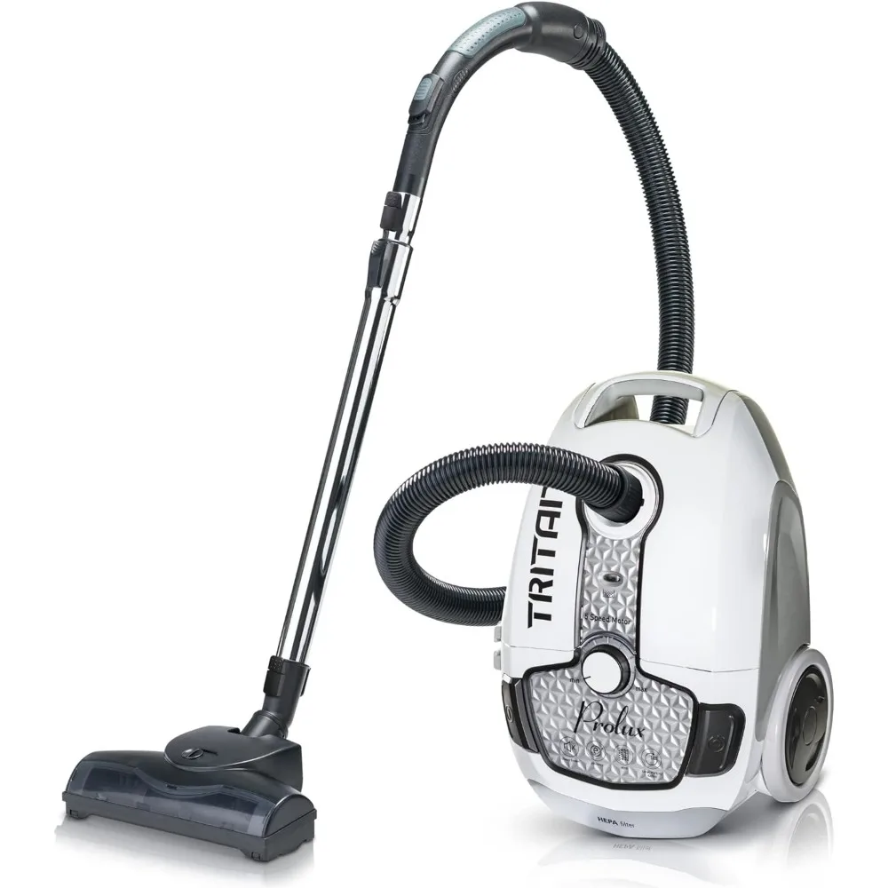 

Prolux Tritan Bagged Canister Vacuum Cleaner with HEPA Filtration and Complete Home Care Tool Kit