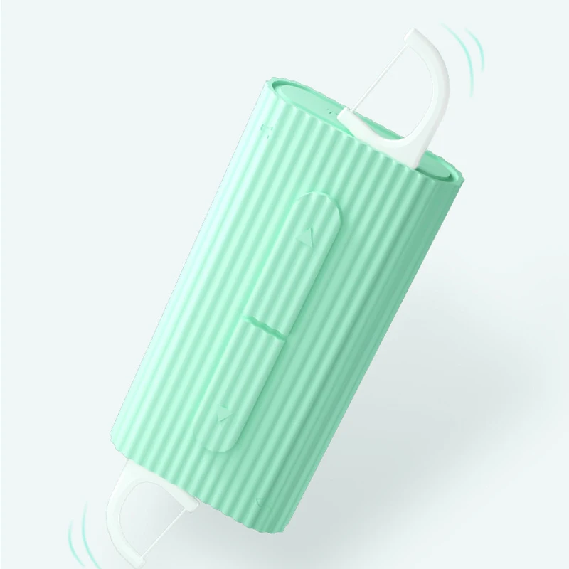Automatic Dental Floss Box With 10pcs Dental Floss Travel Portable Flosser Picks Dispenser Flos Organizer Case Oral Hygiene Care dental floss holder dental floss dispenser dental cleaning tools