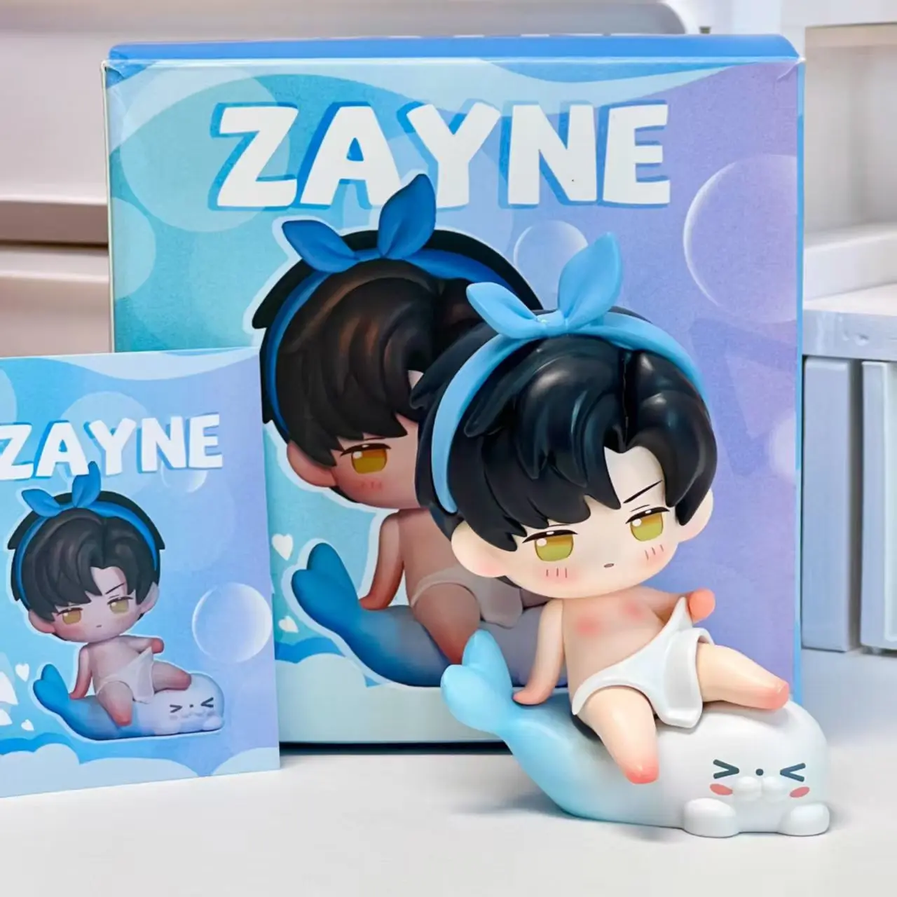Yeni Aşk ve Derin Uzay Banyo Havlusu Serisi Sylus Rafayel Zayne Xavier Sevimli Anime Figürü Pvc Model Koleksiyonu Süsler Hediyeler