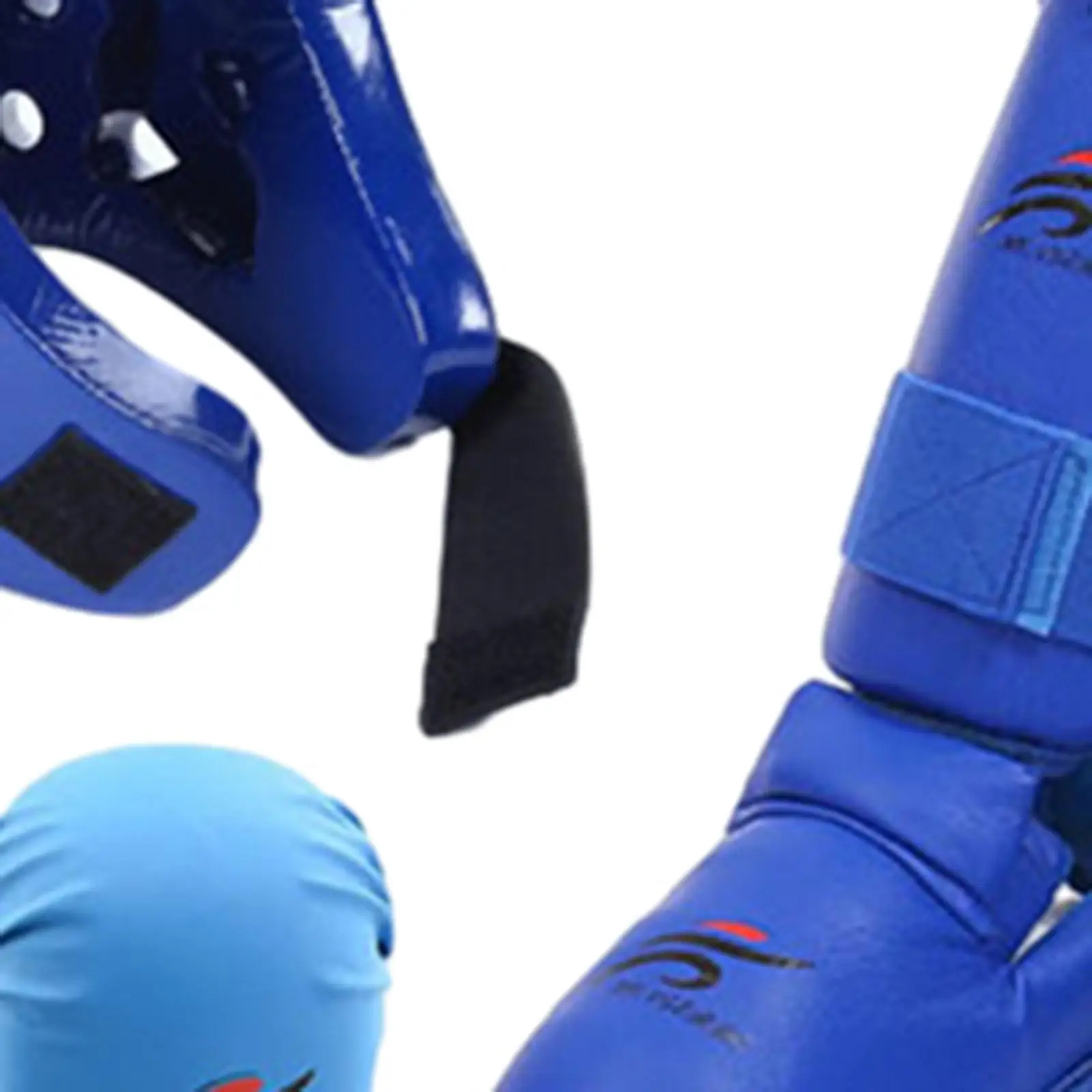 Taekwondo Sparring Gear Set with Shin Guards for Sparring Sanda Grappling