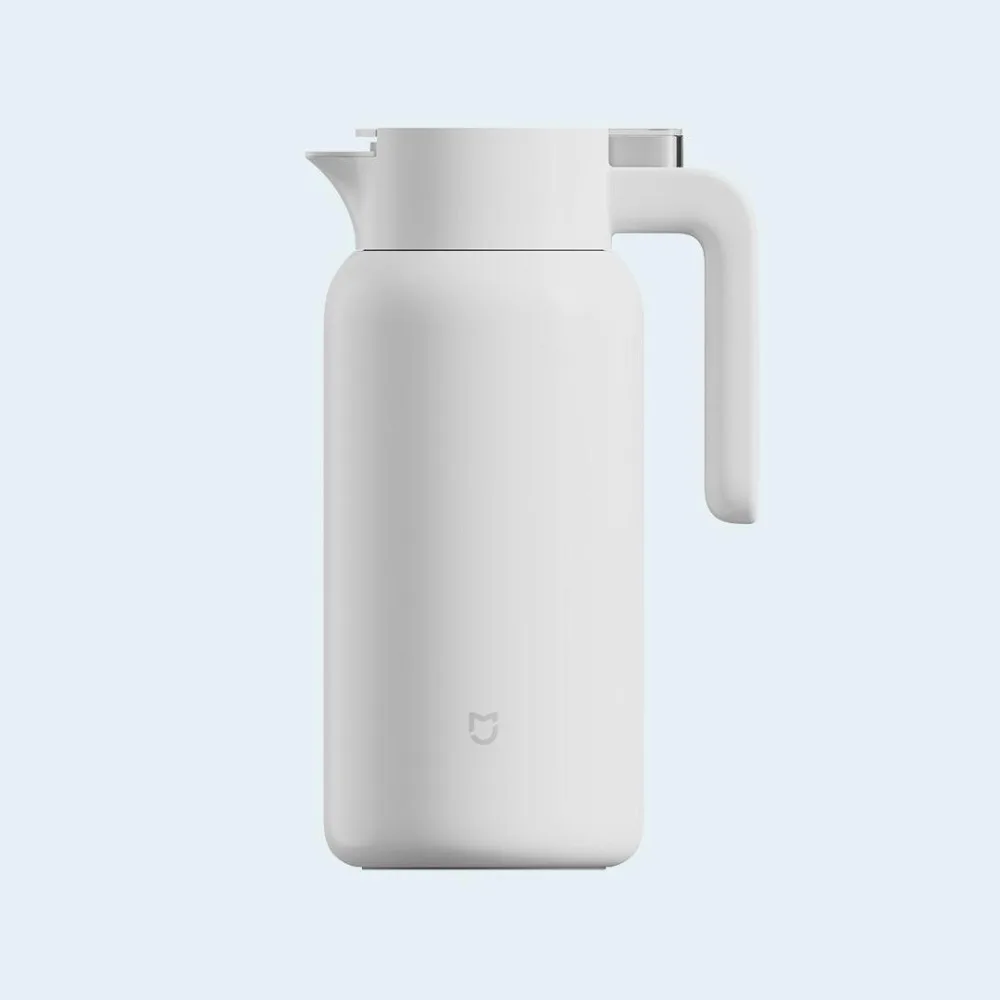 새로운 미지아 보온병 진공 단열 보틀 (뜨거운/차가운 음료용) 1.5/2.0L 60oz 커피 카라페 온수 차 디스펜서