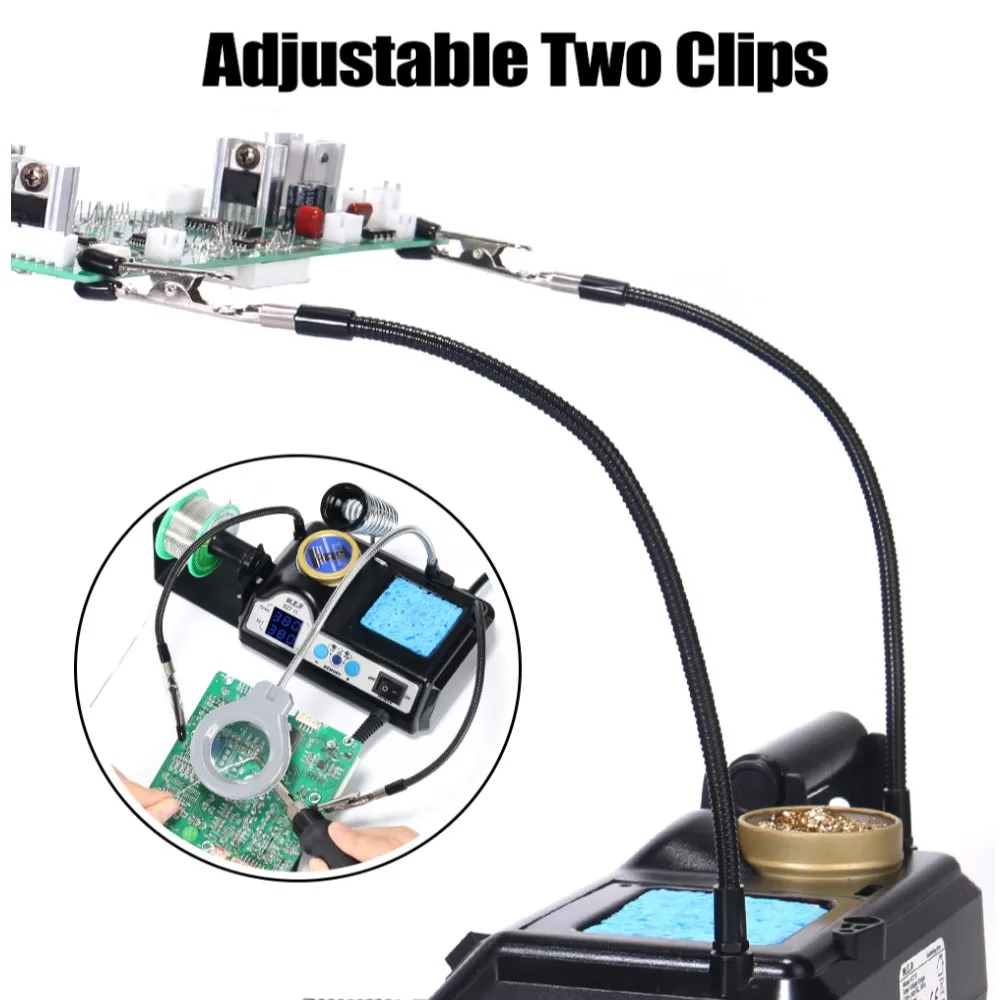 Fai Da Te Kit Stazione Saldatore A Stagno WEP 927-IV 110W - Con Lente LED, Mani Ausiliarie, 5 Punte Extra Saldatore Con Lente LED E Mani Ausiliarie Fai Da Te Kit Stazione Saldatore A Stagno WEP 927-IV 110W - Con Lente LED, Mani Ausiliarie, 5 Punte Extra Saldatore Con Lente LED E Mani Ausiliarie