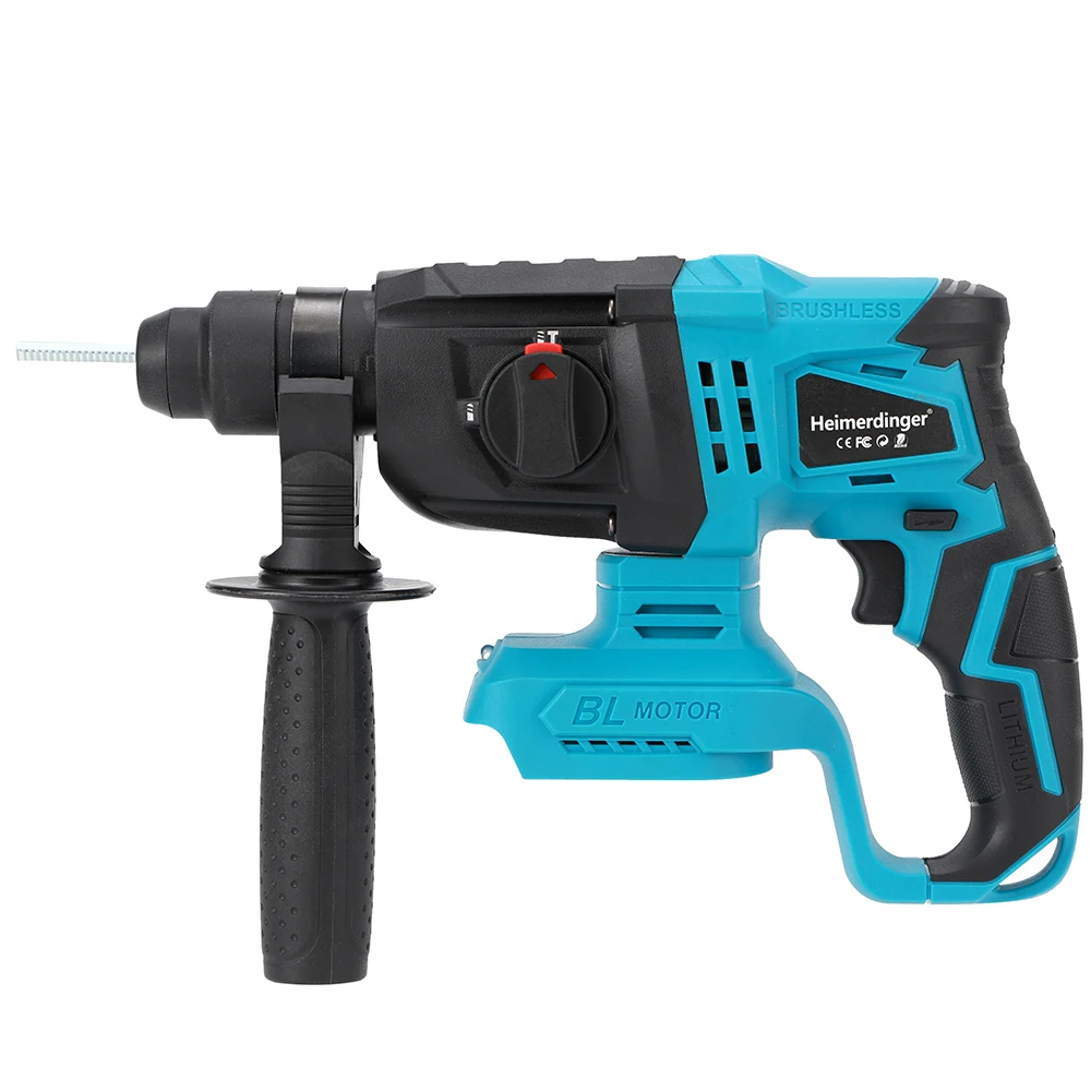 Cordless Brushless 1-1/8" SDS-Plus Rotary Hammer Drill-2-in-1 Multi-functional Heavy Duty Hammer Drill with Safety Clutch 6