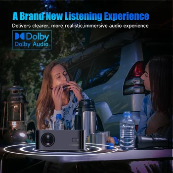 Magcubic HT600 Projector 550ANSI 1080P with Linux Android 11 Dolby Audio HDR10 Wifi BT Auto Focus for Netflix Youtube Certified 6