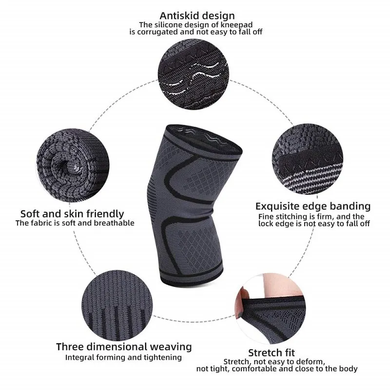 Elbow Support 1 Piece Elastic Gym Fitness Nylon Protective Pad Absorb Sweat Sports Safety Basketball Game Arm Sleeve Elbow Brace