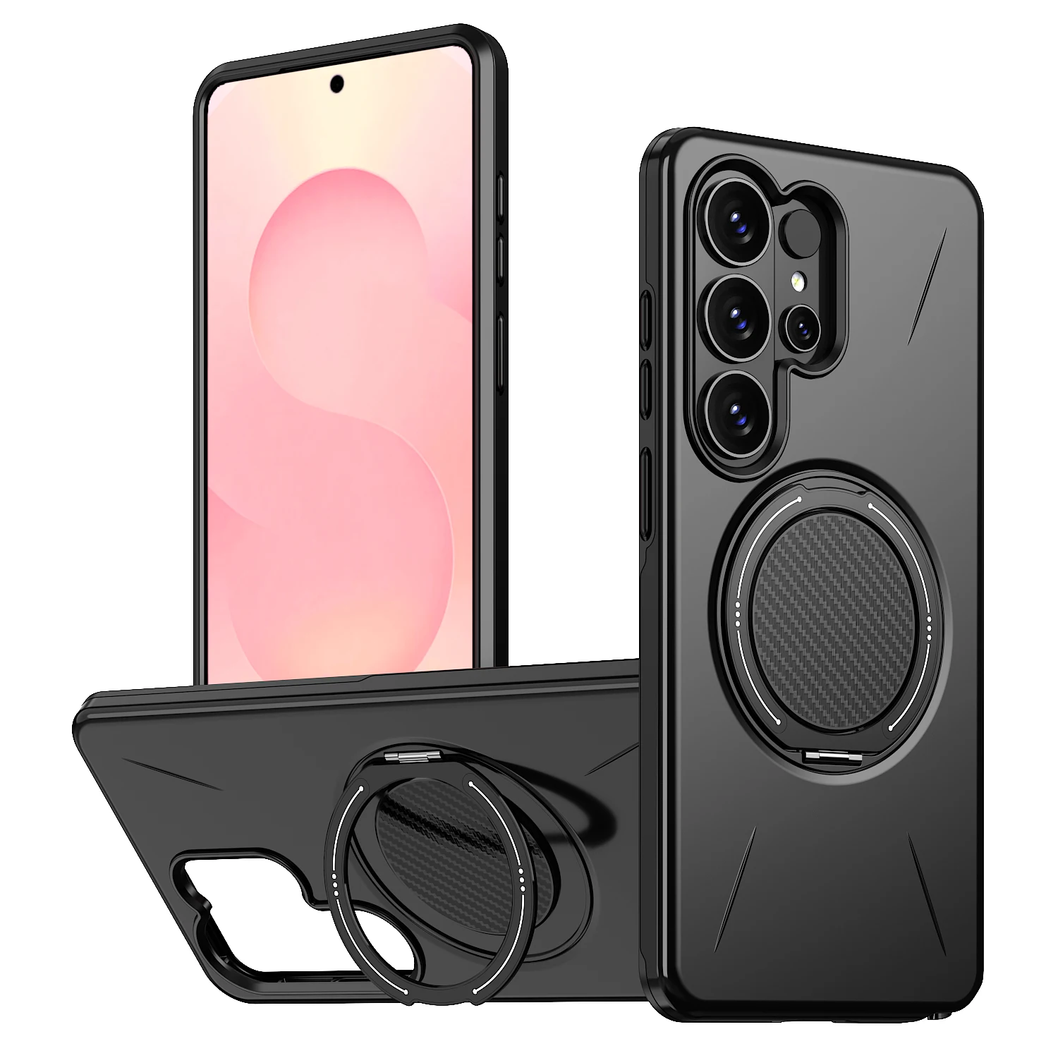 360° Rotating Magnetic Stand Phone Case with Bracket Cover