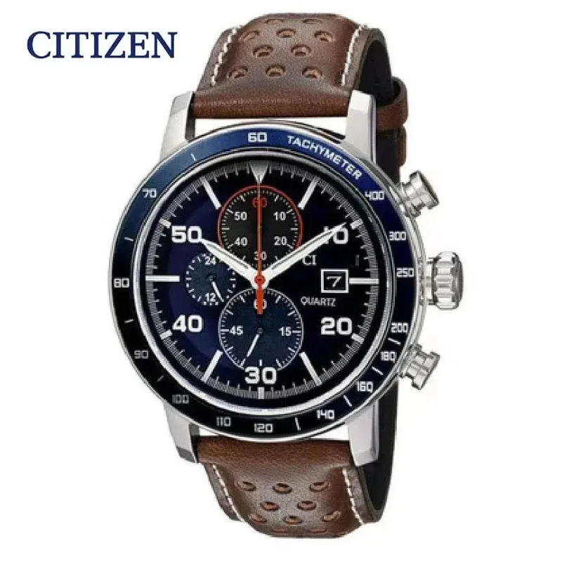 

CITIZEN Watches for Men Luxury Quartz Chronograph Sport Waterproof Man Watches Military Fashion Stainless Steel Wristwatch Clock