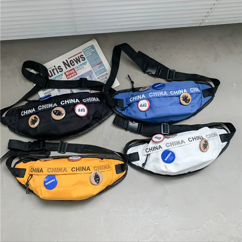 

Women Belt Shoulderbag Banana Fanny Pack Canvas Waist Bags Travel Phone Money Card Holder Crossbody Chest Daypack Hip Bum