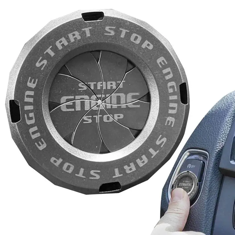 

Вращающаяся Защитная крышка для кнопки запуска, декоративная крышка для кнопки запуска, украшения для мотоцикла своими руками