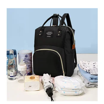 Borsa zaino Borsa per mummia Borsa di grande capacità Mamma Bambino Borse per pannolini da viaggio all'aperto impermeabili multifunzione per la cura del bambino