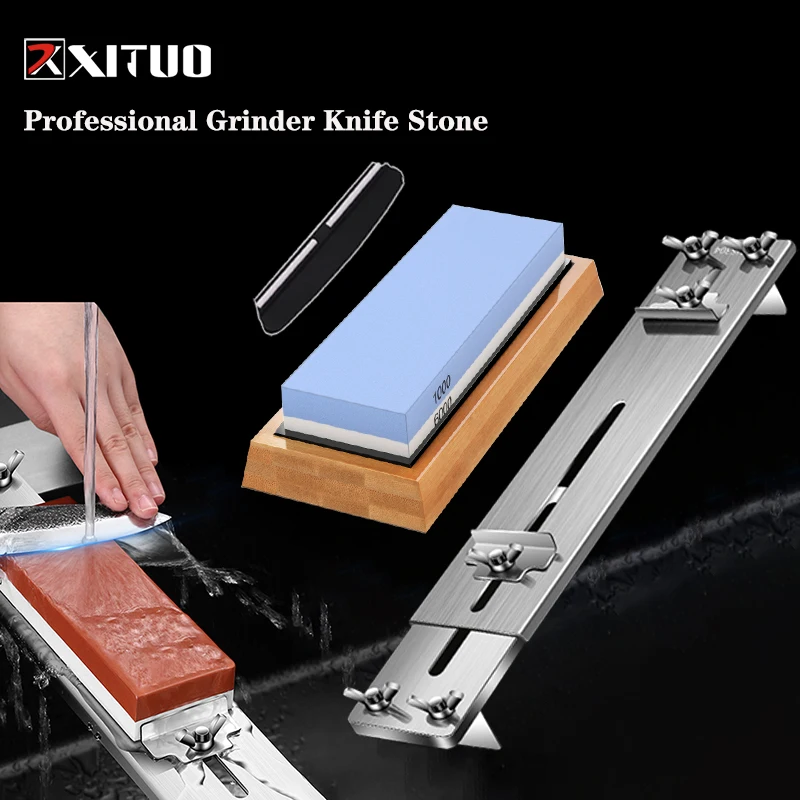 XITUO Knife Sharpener Whetstone Sharpening Stones Grinding Stone Water