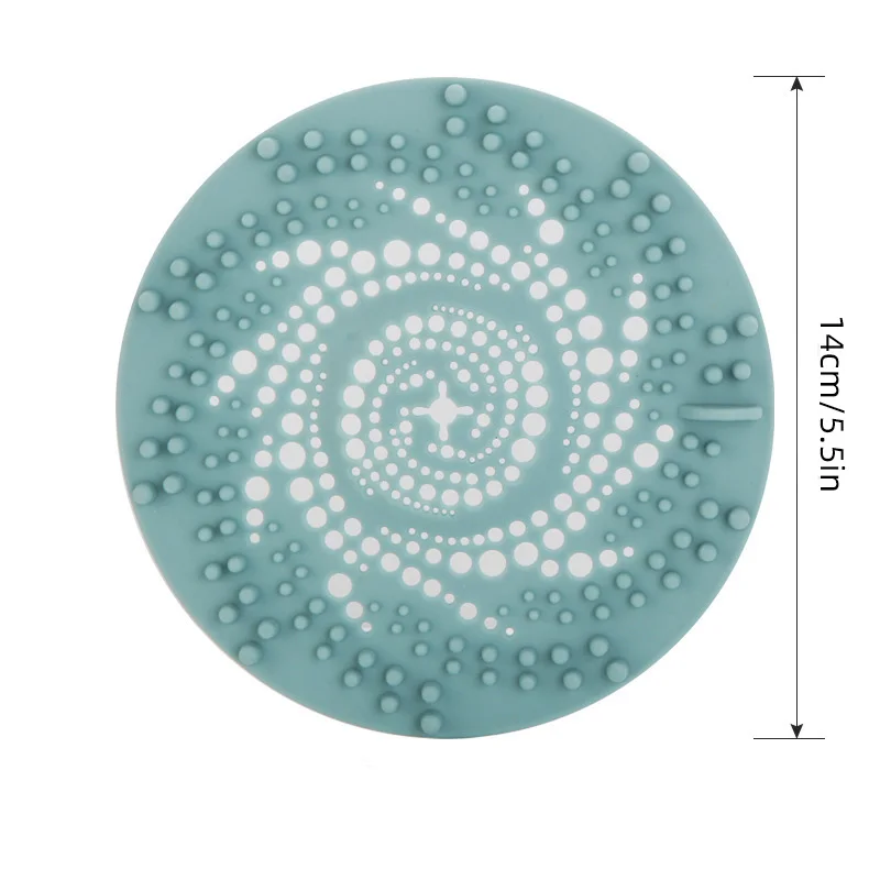 Silicone Hair Filter Catcher Sink Anti-blocking Strainer Shower Floor Drain Stopper Kitchen Deodorant Plug Bathroom Accessories