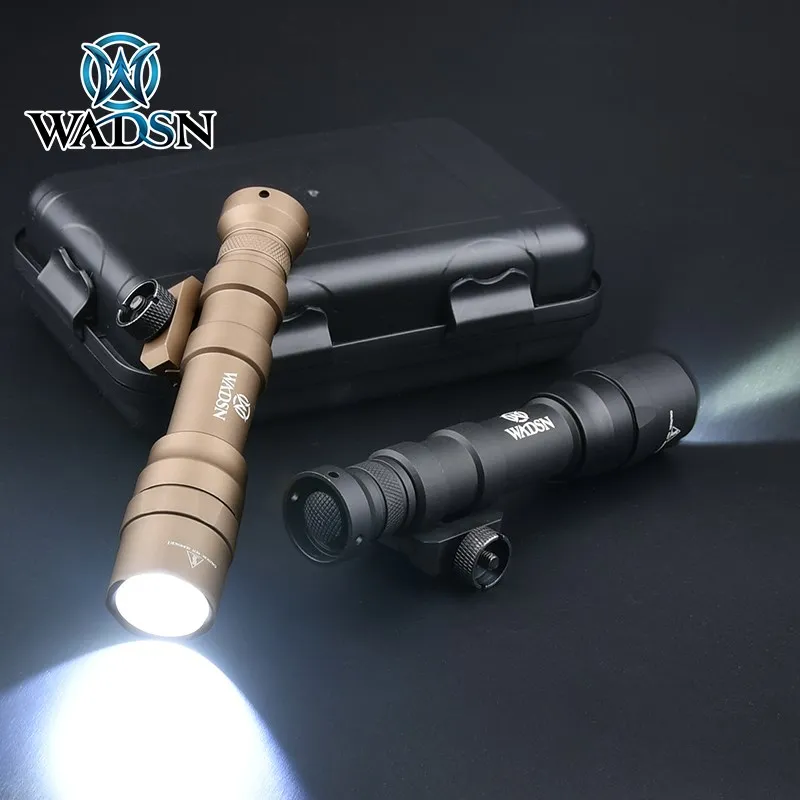 WADSN Tactical M600 M600DF Weapon Scout LightLED 1400 lumens Rifle Scout Hunting Flashlight tail For 20mm Picatinny Rail