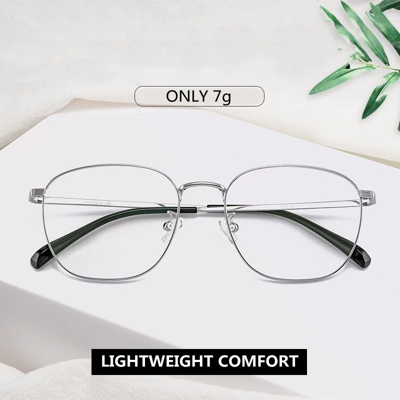 

Titanium Alloy Square Prescription Eyeglasses Frame Men Korean Brand Design Optical Glasses Women Round Fashion Myopia Eyewear