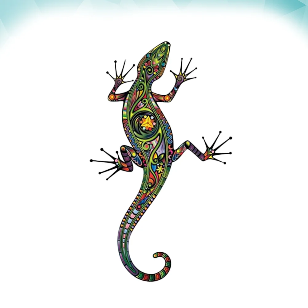 

1PC Colorful Lizard Wallpaper Self-Adhesive Reptile Wall Decals Creative Wall Decoration for Home Bedroom Living Room
