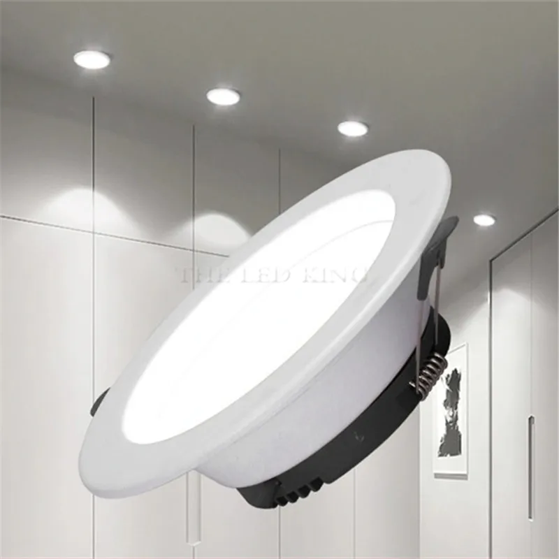 Led Downlights 5W 9W 12W Led Ceiling Light 15W 18W Recessed Down Light Round Panel 220V LED Spot Indoor Lighting