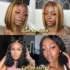 Newmi Bob Wigs Short Bob Wig Lace Front Human Hair Wigs Straight Hair 13x4 Lace Frontal Human Hair Bob Wigs for Women 4