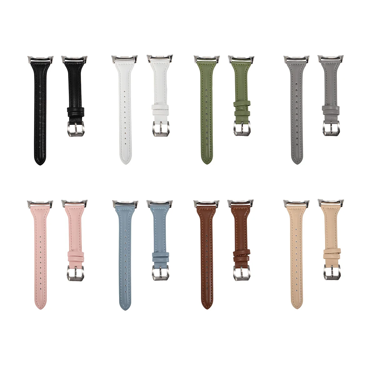Slim Leather Strap for Women - Elegant Band for Galaxy Smartwatches