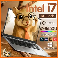 Nouveaux ordinateurs portables Windows 11 Pro 2026 Intel Core i7 8650U 16 Go de RAM 1 To SSD pour le bureau, le jeu et l'étude 1
