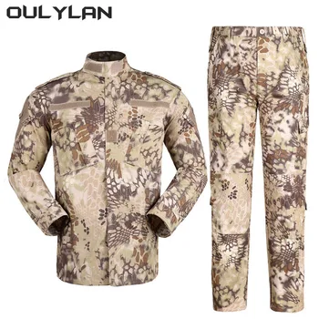 Oulylan Special Forces Coat Pant Fishing Camouflage Militar Hunting Clothes Combat Uniform Camo Tactical Suit Men 4
