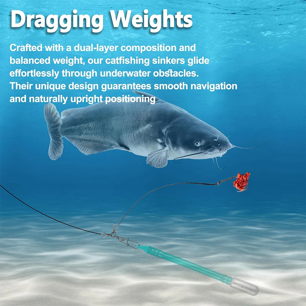 Sinker Slides Catfish Sinkers Catfish Sinker Flat No-Roll Slip