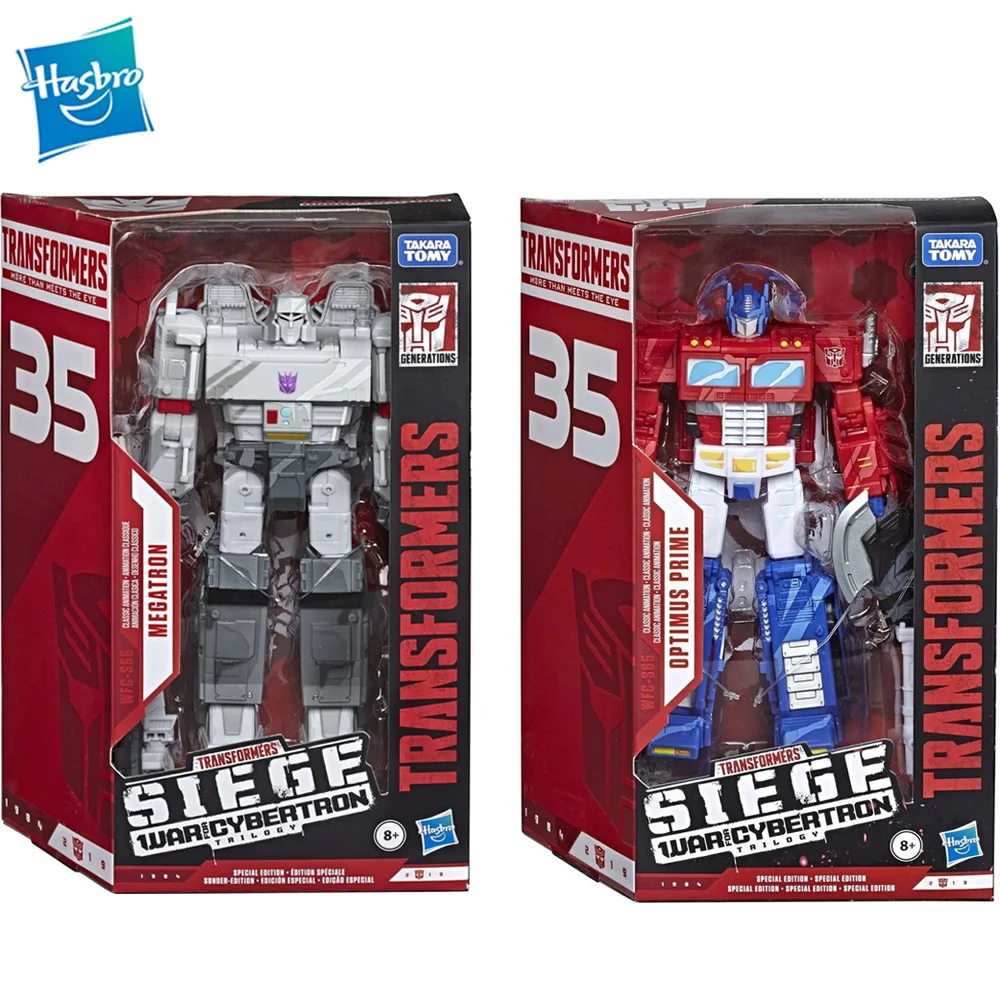 

[In Stock] Hasbro Transformers Siege WFC-S66 Megatron WFC-S65 Optimus Prime 17Cm Action Figure Collectible Model Toys