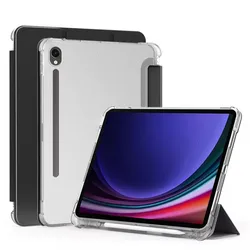 Clear Smart Tablet Case with Pen Slot and TPU Protection - Tab S11 2025 11inch (Black)