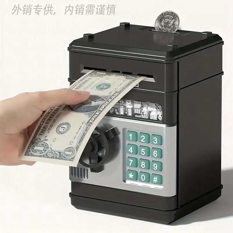 Creative Automatic Money-rolling Piggy Bank Password Safe Mini Saving Money Box Children Fall-proof Piggy Bank Birthday Gift 3