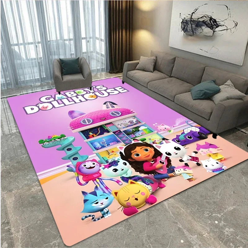 

Maison de poupées Gaby Printed Carpet Living Room Bedroom Fashionable and Aesthetic Anti slip Carpet Photography Prop Gifts