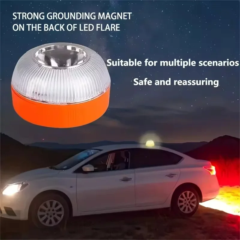 Led Car Emergency Light Flashing Warning Lamp Magnetic Induction Road Accident Light Portable Strobe Warning car strobe light,led light,emergency light