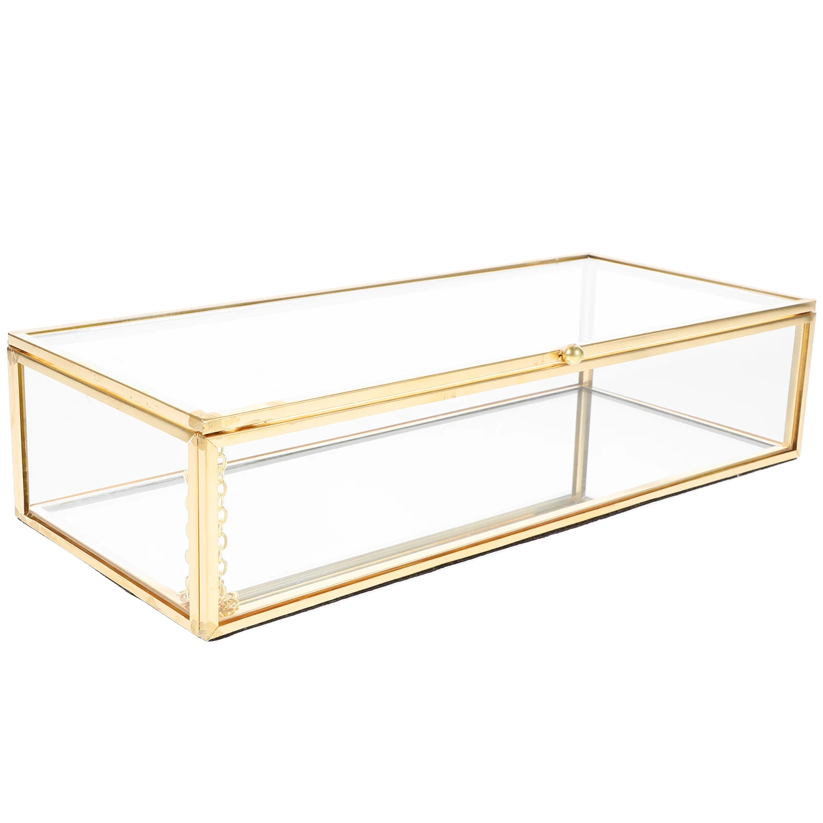 

Jewelry Storage Box Decorative Ring Cases Lipstick Glass Perfume Organizer Containers Home Holder Display Jewlery