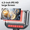4.3-inch Bi-Directional Borescope, 8.0mm Camera, HD 1080P with LED Illumination for Automotive Repair, Plumbing Inspection 5