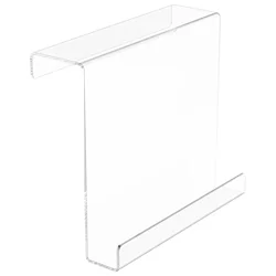 Clear Acrylic Tablet Holder and Magazine Rack (Transparent)
