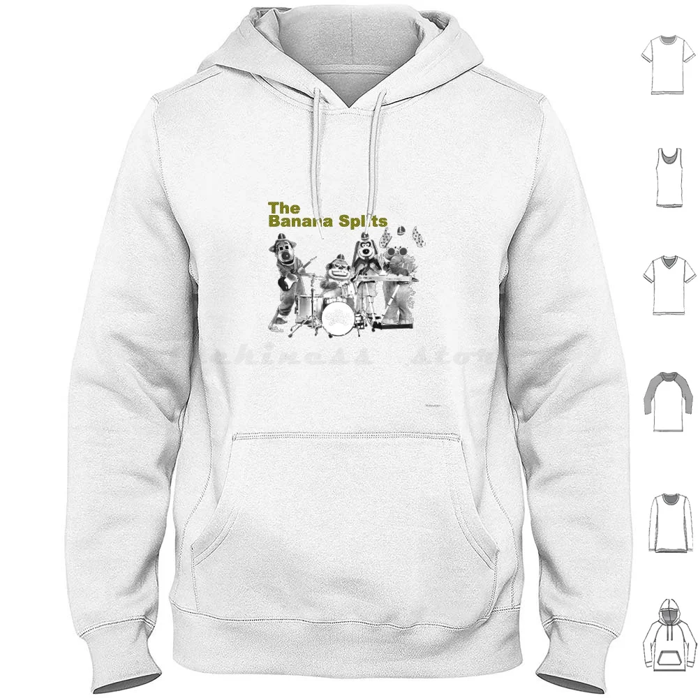 Banana Split Felpe Con Cappuccio Manica Lunga Banana Split Banana Split The Banana Split Kids Tv Tv Comedy Cult 70S