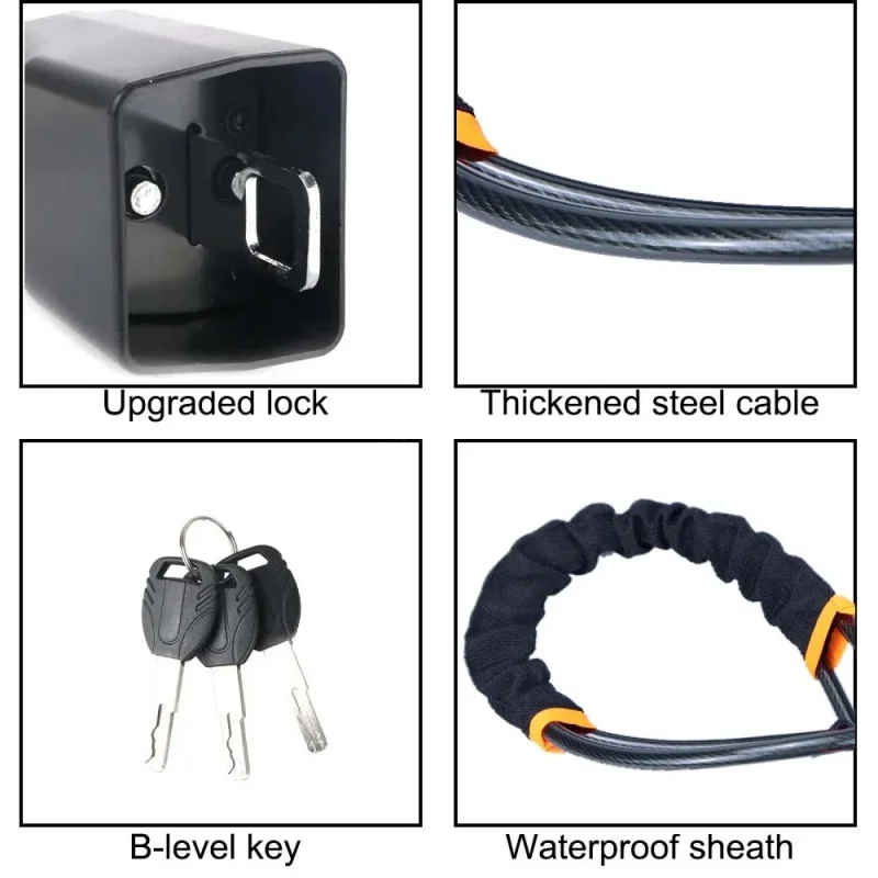 Universal Car Steering Wheel Anti-Theft Lock and Security Device