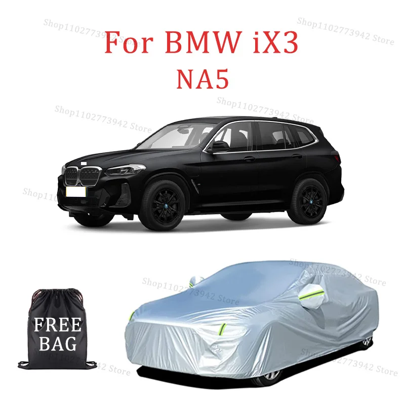Scratch Resistant Car Cover Black Silvery Dustproof Sun Resistant