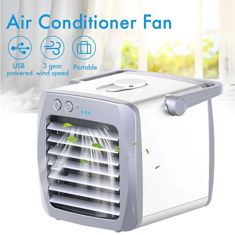 

ZAOXI 2023 Portable Air Conditioner USB Desk Mini Fan Air Cooler Multifunctional Appliances For Humidifier Purifier Household