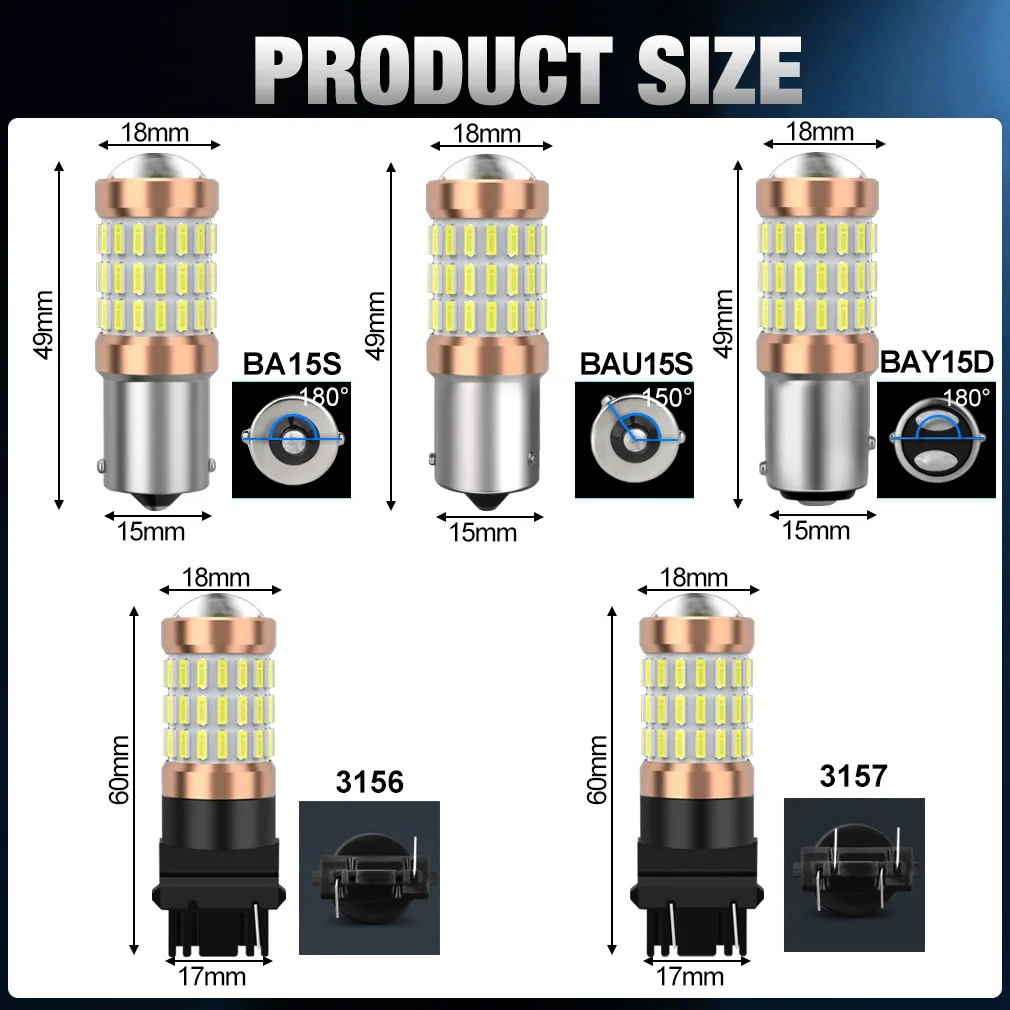 Рисунок 6 - P21W Led 1156 BA15S BAU15S PY21W