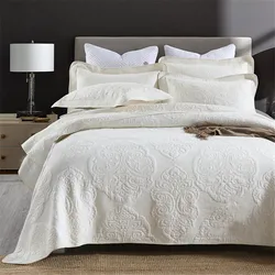 Home Bedding Cotton Quilt, Quilted Bedspread on the Bed, Summer Duvet Blanket in Bedroom Coverlets, Cubrecam Bed Cover Colcha