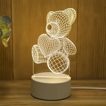 Romantic 3D LED Lamp 1