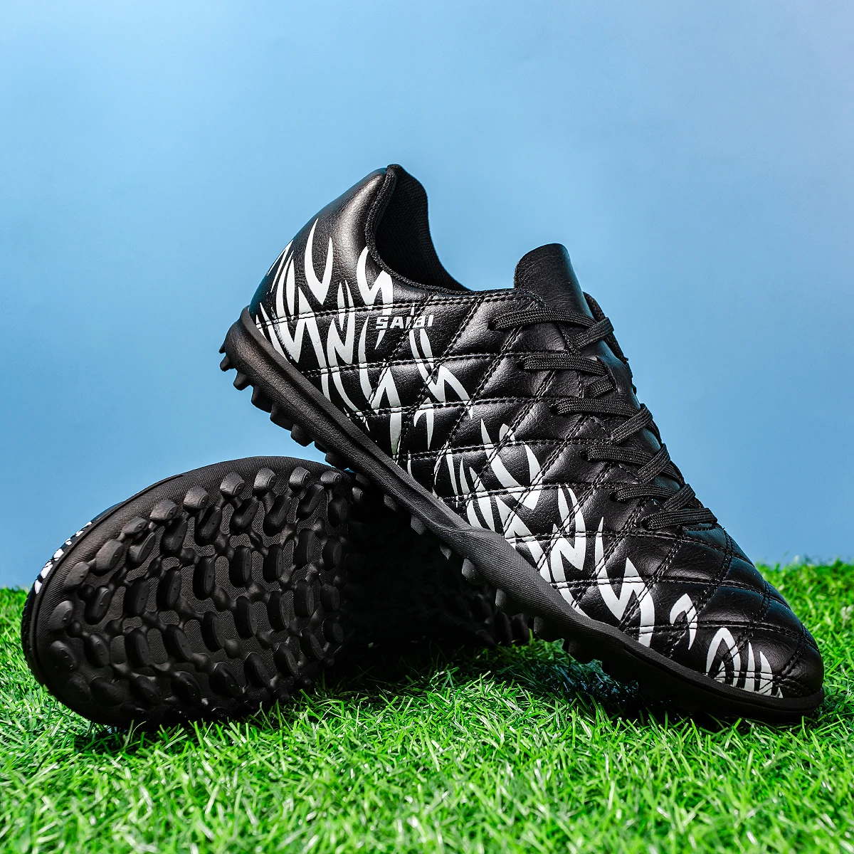 Football Shoes Professional football shoes TF broken nail outdoor sports training shoes anti slip and wear-resistant