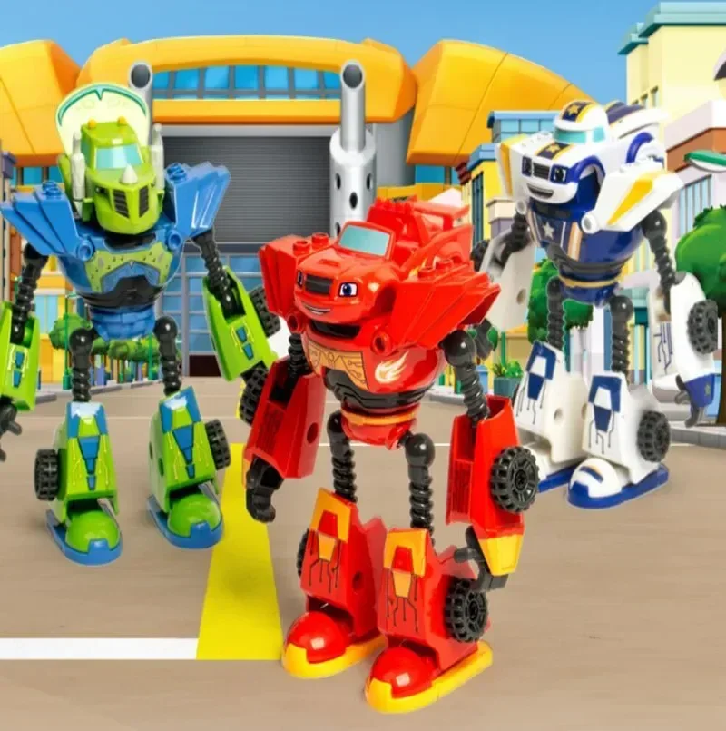Blaze Monster Machines Deformed Car Action Figure Toy - Anime-Inspired Collectible Gift for Boys